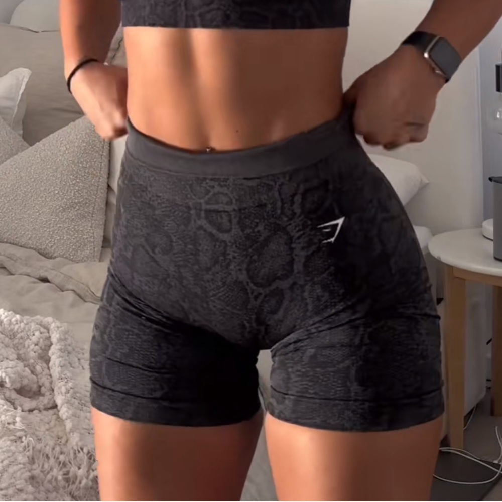 Gymshark Adapt Animal Biker Shorts Black